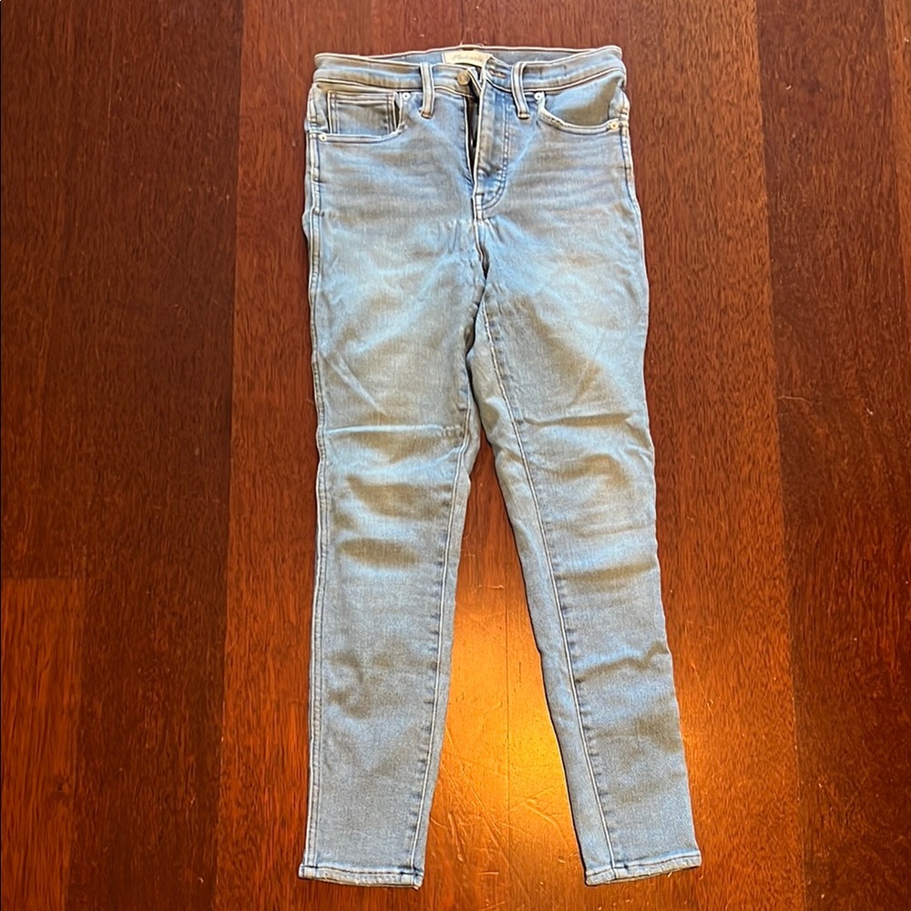 Madewell Blue 10” High Rise Skinny Jeans